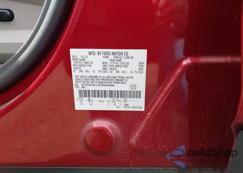 2014 Ford Edge Limited from USA, damaged, VIN 2FMDK3KCXEBA65444